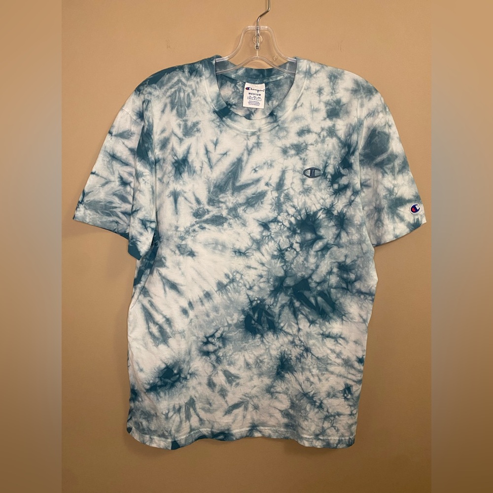 Champion Blue Tie-Dye Men's Shirt